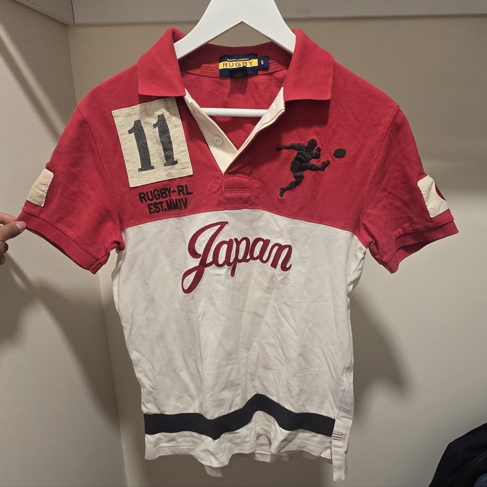 VINTAGE RALPH LAUREN JAPAN RUGBY POLO SHIRT